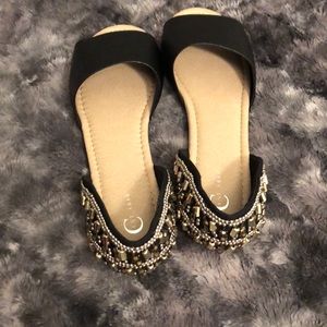 Black Beaded Flats💕 Price Firm
